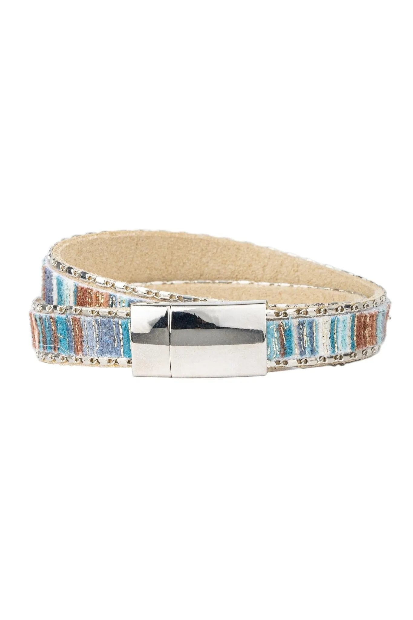 Under the Sun Wrap Bracelet - Adjustable Boho Beaded Wristband for Women | Perfect for Beach, Festival, and Everyday Wear