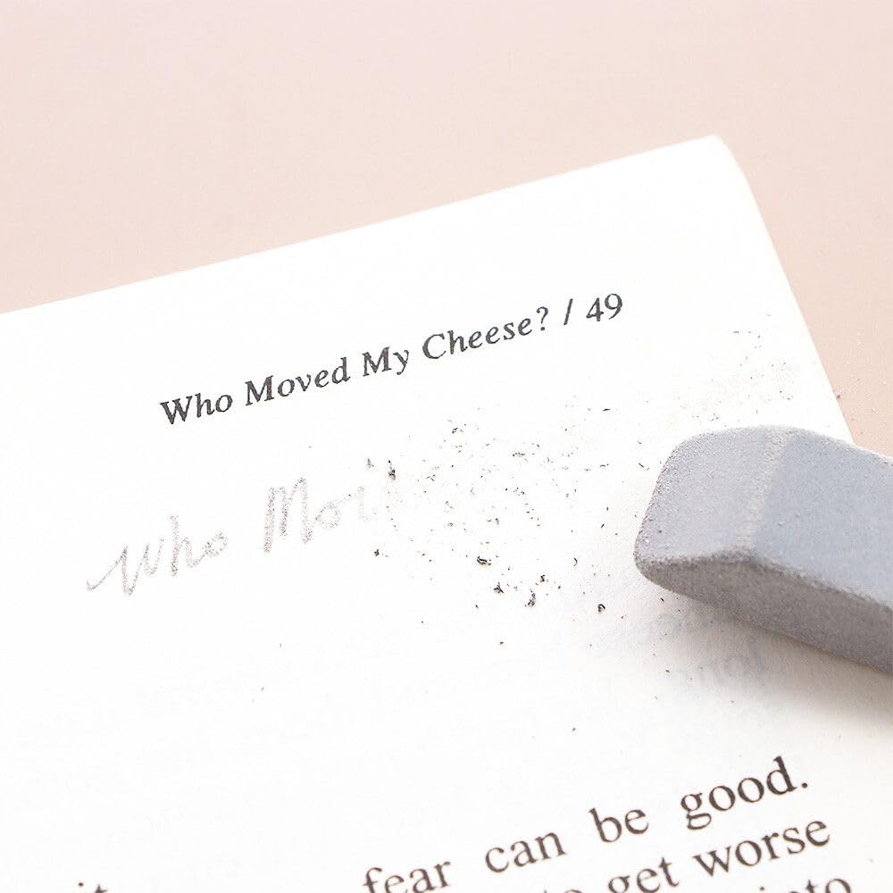 Dual Head Ink & Pencil Eraser - Cleans Ballpoint Pens & Colored Pencils for Artists & Students