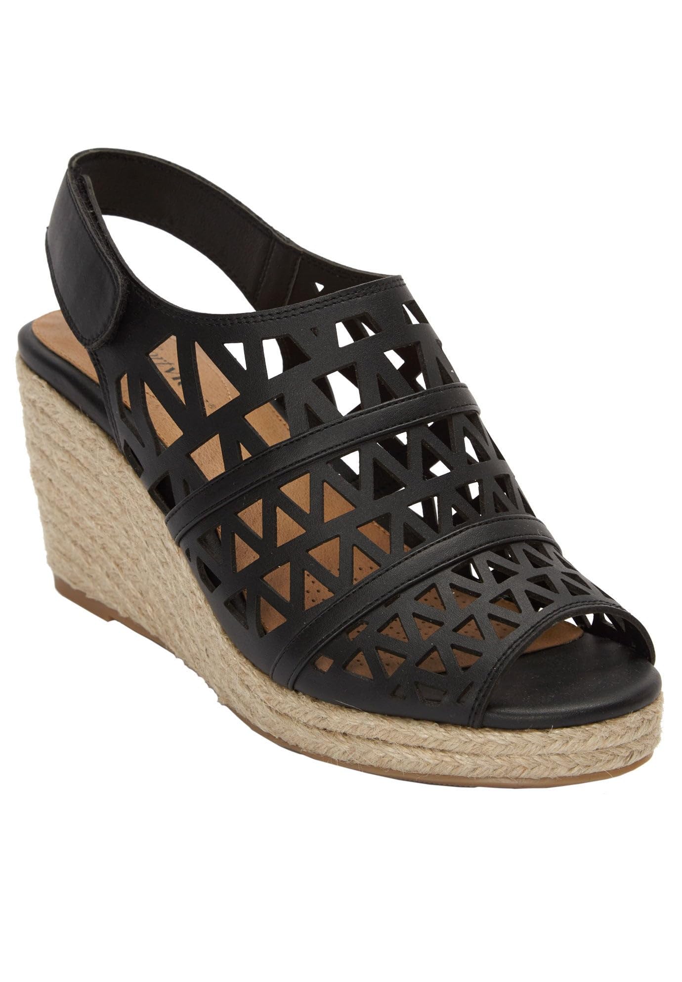 Comfortview Women's Wide Width The Karen Espadrille Flats - Breathable Slip-On Summer Shoes for Wide Feet | Casual Walking, Office & Travel Comfort