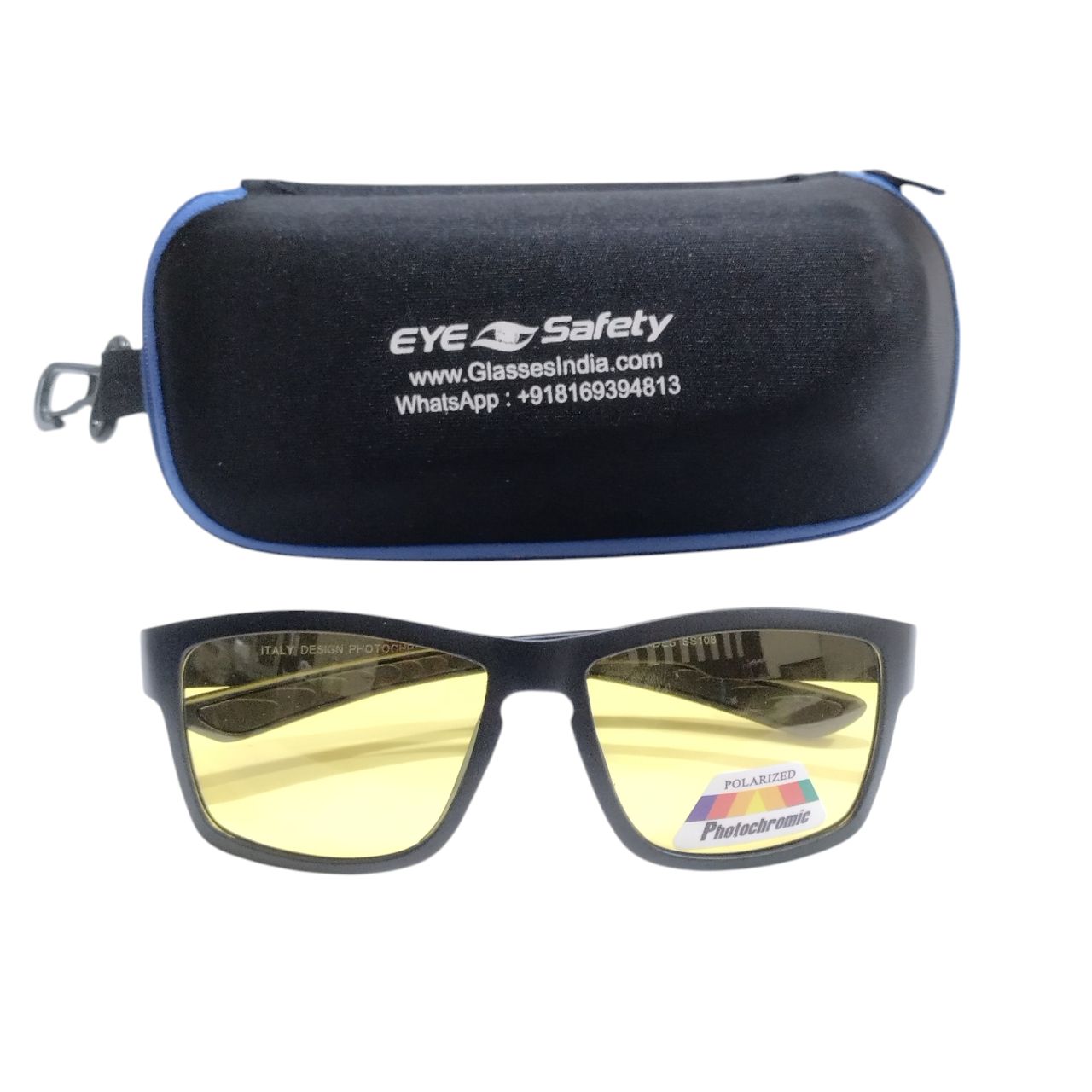 Yellow Polarized Night Driving Sunglasses for Men & Women - Anti-Glare UV Protection for Safe Night Vision - Perfect for Driving, Fishing, and Outdoor Activities