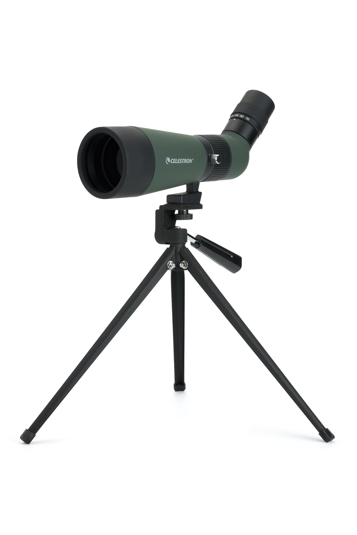 LandScout 12-36x60mm Angled Zoom Spotting Scope with Tripod & Phone Adapter - Compact for Bird Watching, Hunting, Target Shooting & Outdoor Adventures