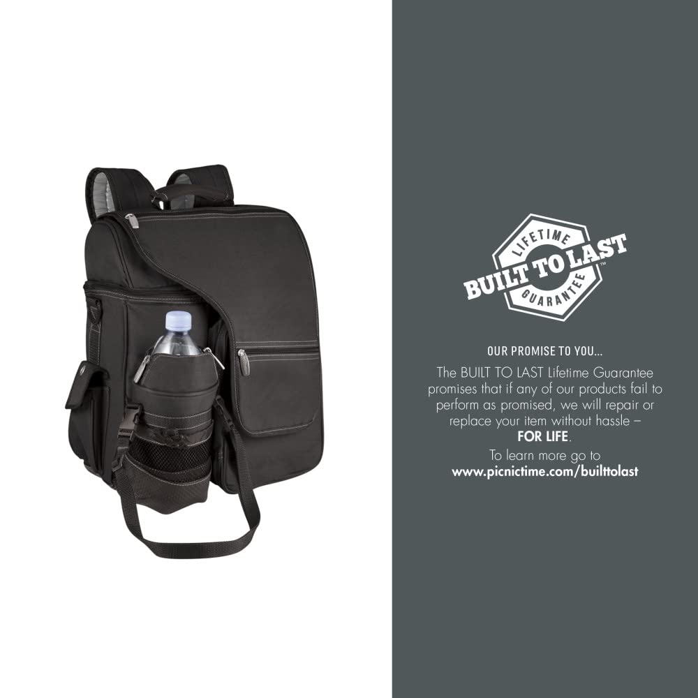 NCAA West Virginia Mountaineers Insulated Backpack Cooler with Bottle Holder - Portable Soft Cooler for Picnics, Hiking, Tailgating & Travel - Officially Licensed College Sports Gear