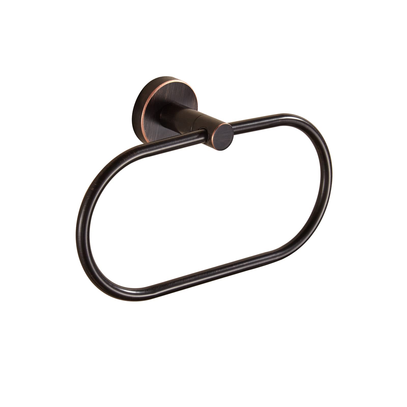 Vintage Bronze Towel Ring - Wall Mounted Bathroom Towel Holder, Oil Rubbed Farmhouse Style Hand Towel Rack for Bathroom, Kitchen & Laundry Room Decor