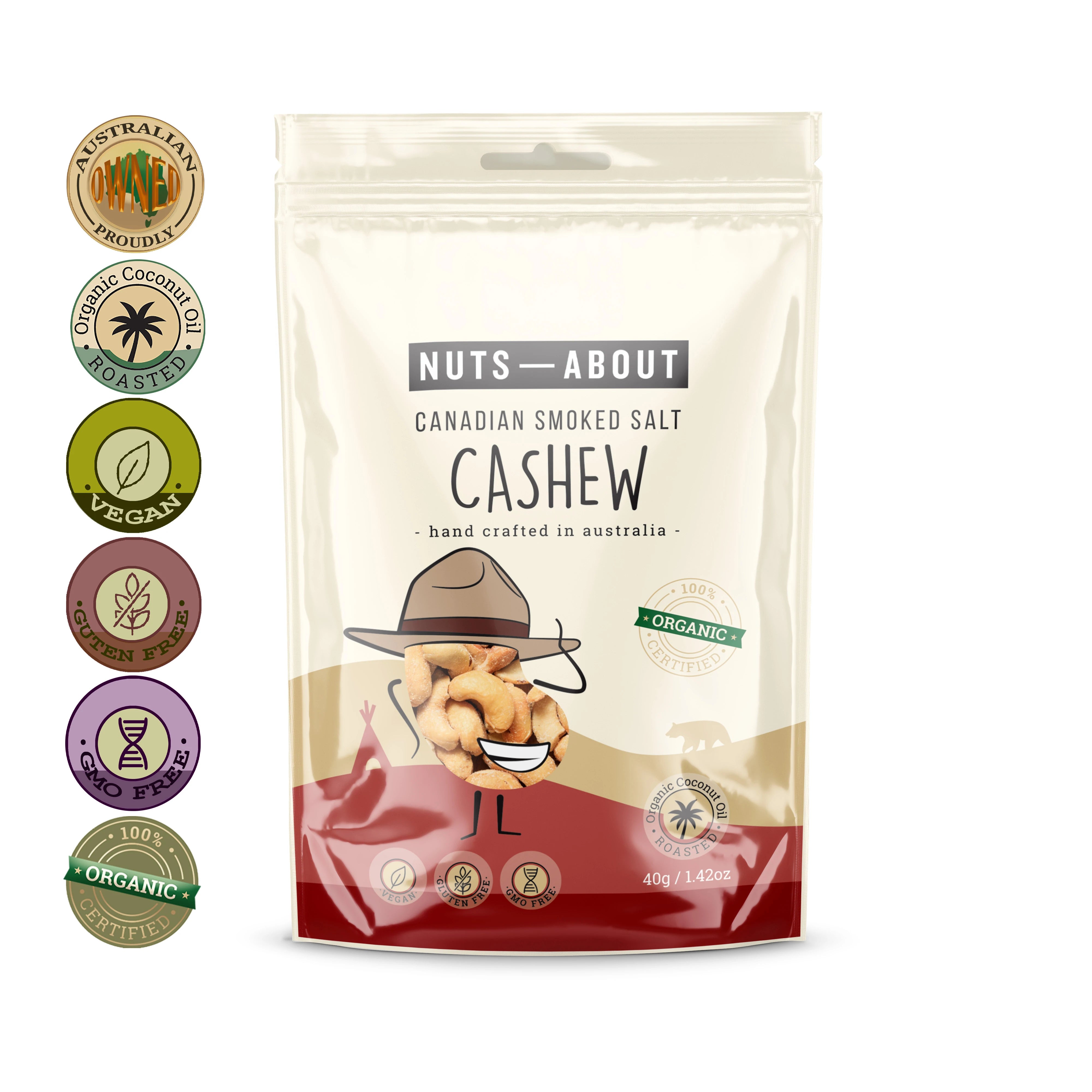 Premium Hand Roasted Mixed Nuts 150g (3x50g Packs) - Healthy Snacks for Office, Gym & Travel - Gluten Free Protein Rich Almonds Cashews Walnuts