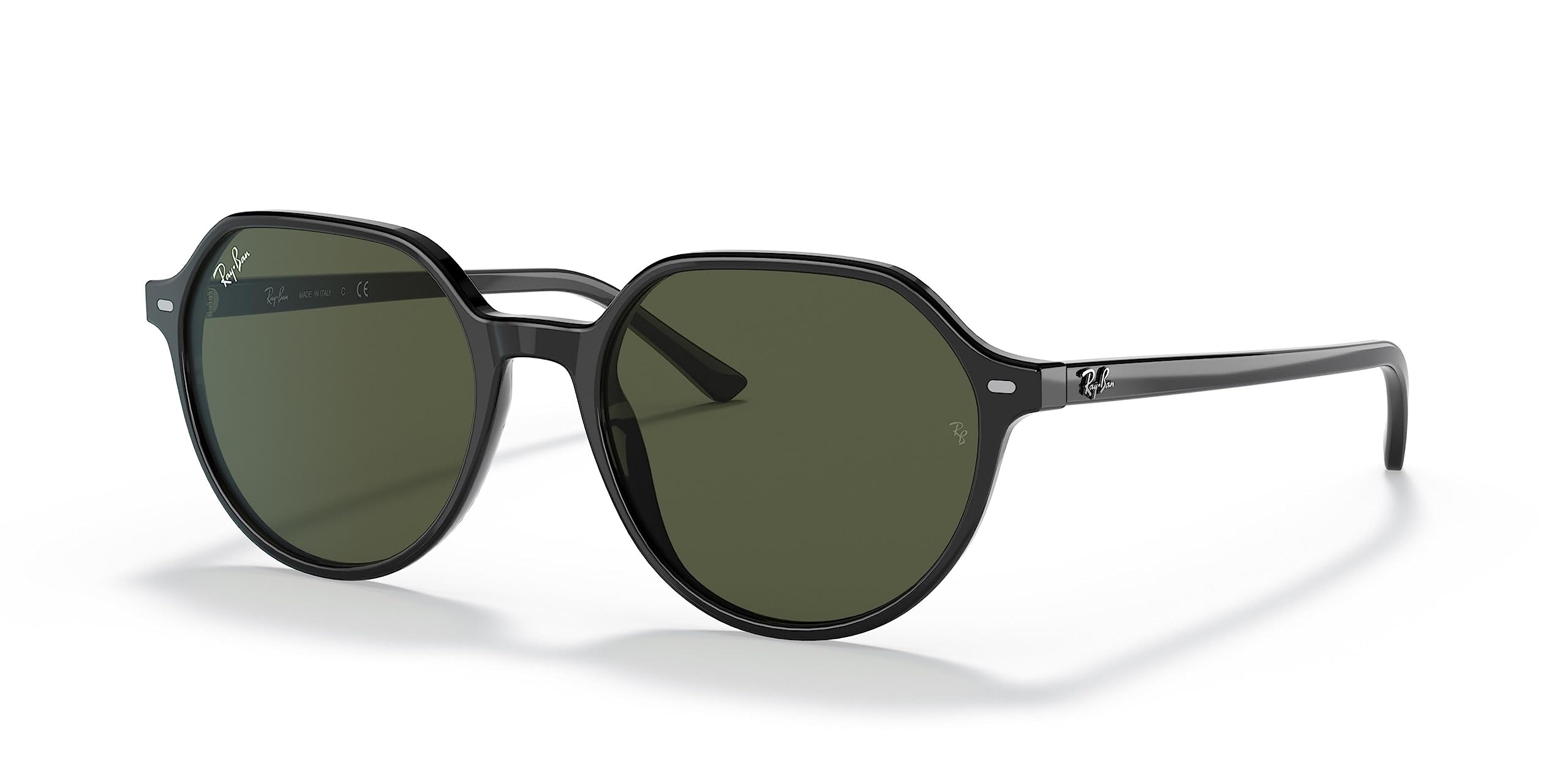 Ray-Ban RB2195 Thalia Square Sunglasses for Women - UV Protection, Polarized Lenses, Classic Style - Perfect for Driving, Beach & Outdoor Activities