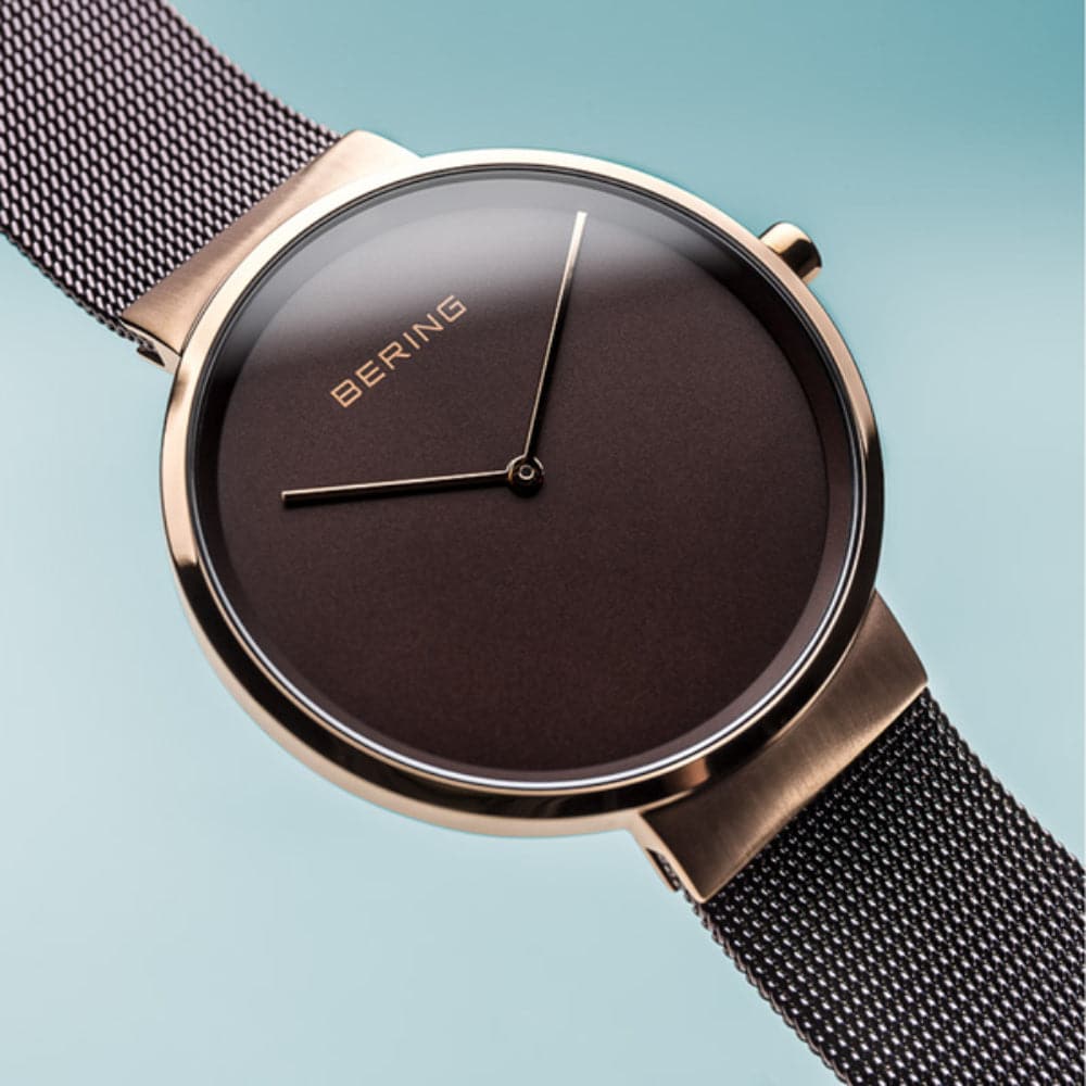 BERING 14539-262 Women's Watch - Elegant Stainless Steel Analog Watch with Date Window, Water Resistant, Perfect for Work, Parties & Everyday Wear