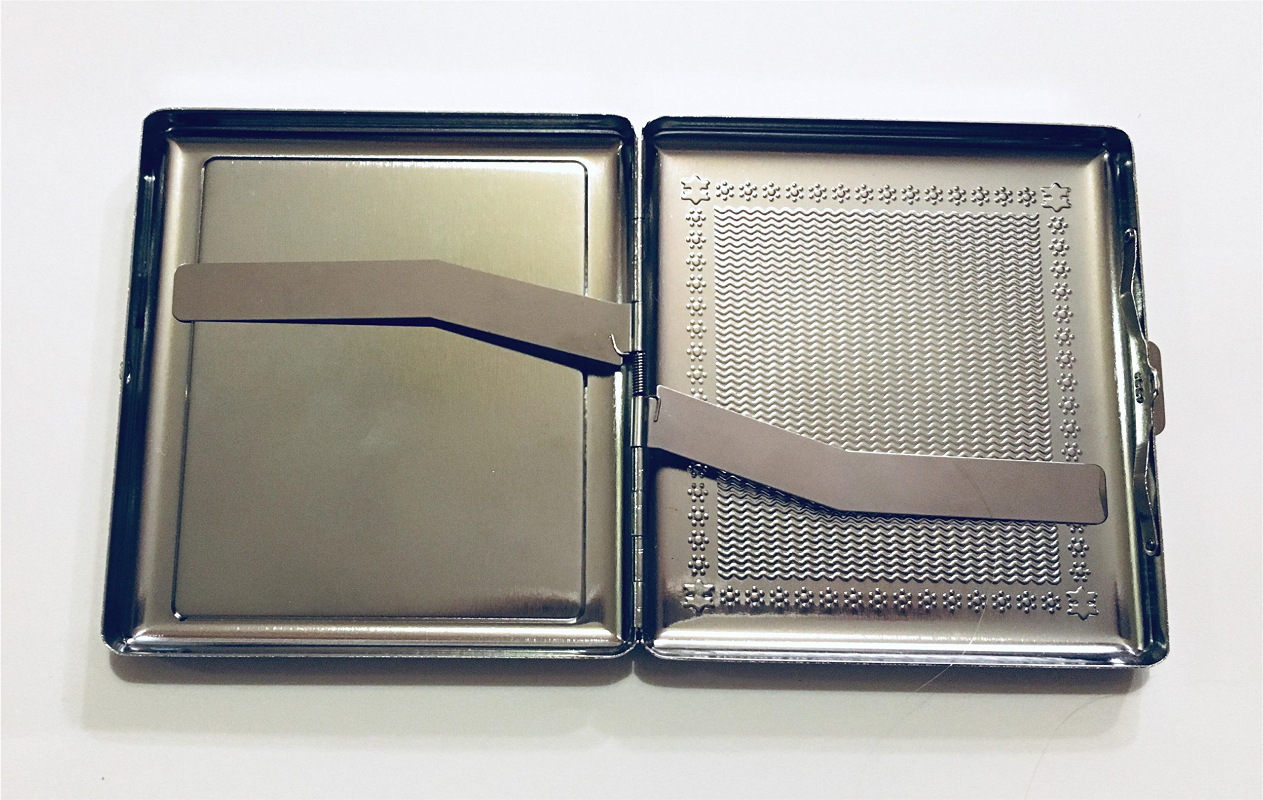 Gothic Cigarette Case & ID Holder - Religious Catholic Purgatory Style for Nightlife & Events