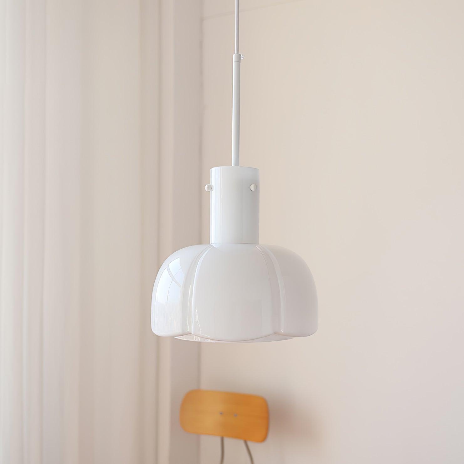 Lumina Petal Glass Pendant Light - Modern Hanging Chandelier for Kitchen Island, Dining Room & Bedroom Lighting - Elegant Home Decor Ceiling Fixture