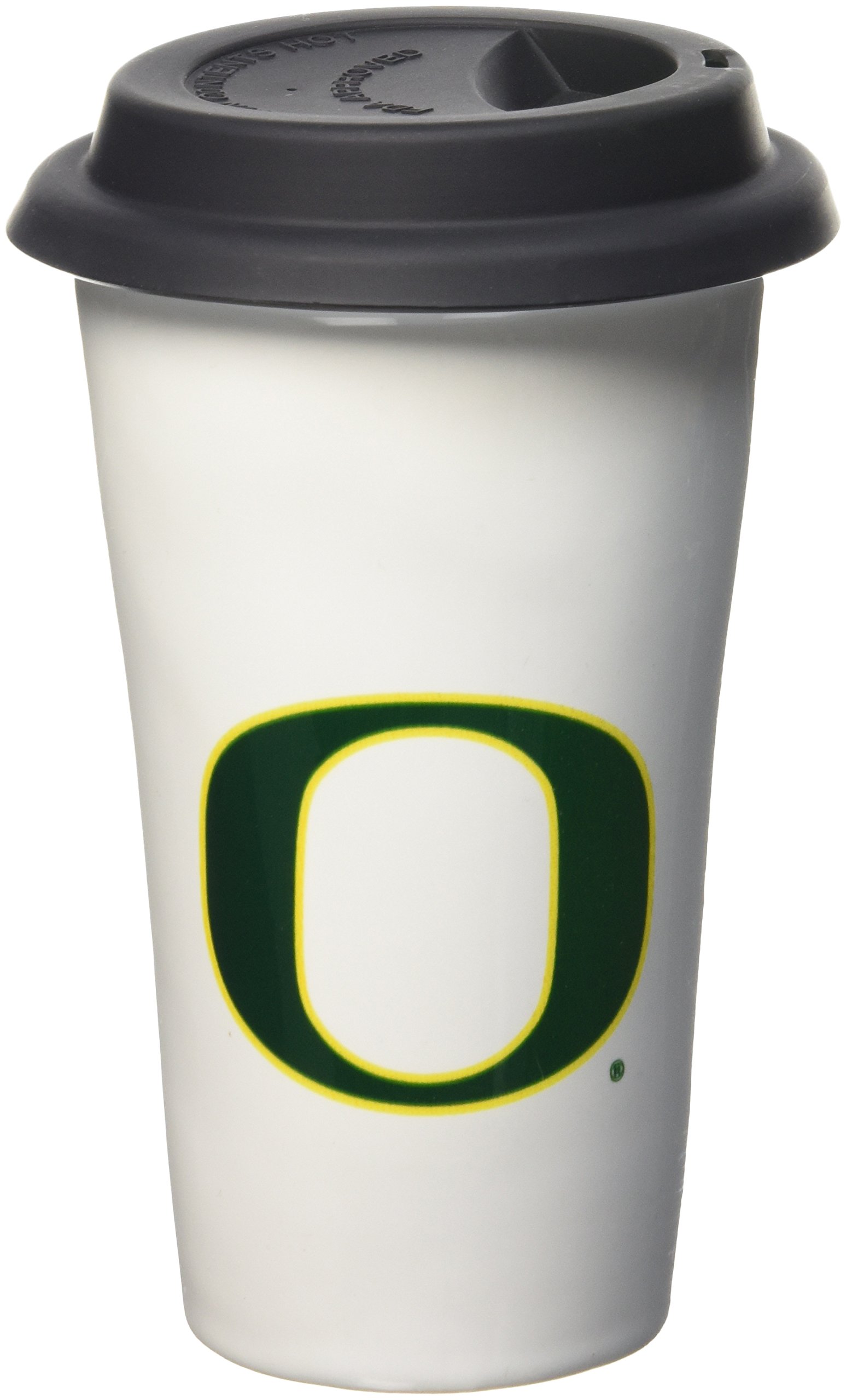 Oregon Ducks NCAA Logo Insulated Travel Mug - Perfect for Coffee, Tea & Hot Drinks On The Go, Gifts for Sports Fans