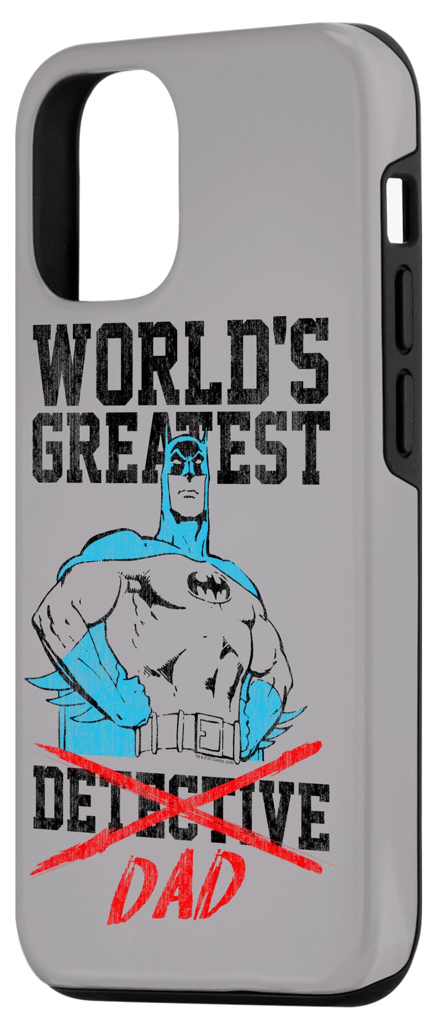 iPhone 12/12 Pro Batman Greatest Dad Phone Case - Protective Cover for Superhero Fans & Father's Day Gifts - Perfect for Daily Use, Work, and Special Occasions