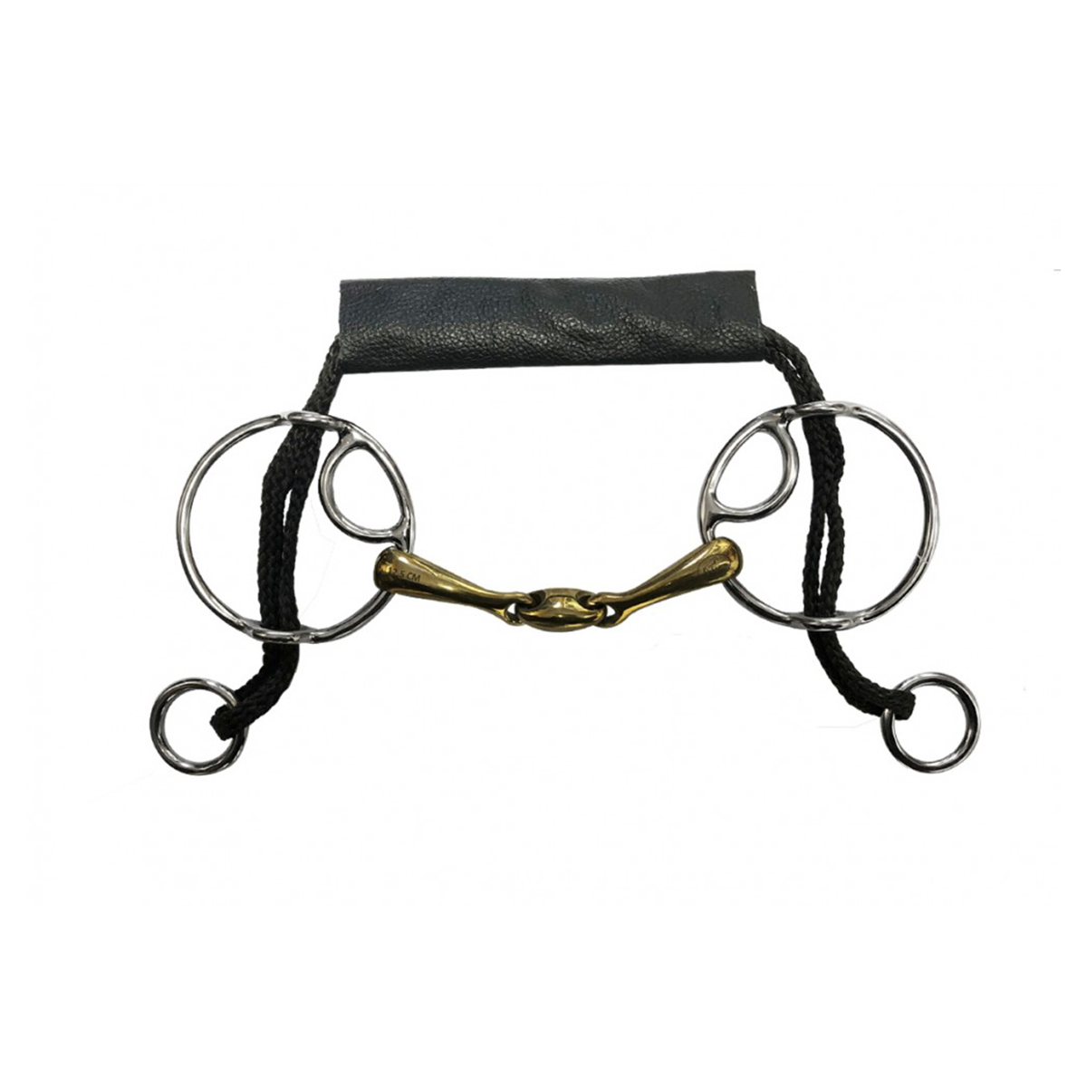 Jump'in French Link Combination Bit - Stainless Steel Horse Bit for Dressage & Jumping - Comfortable & Durable Equestrian Training Equipment for Show & Trail Riding