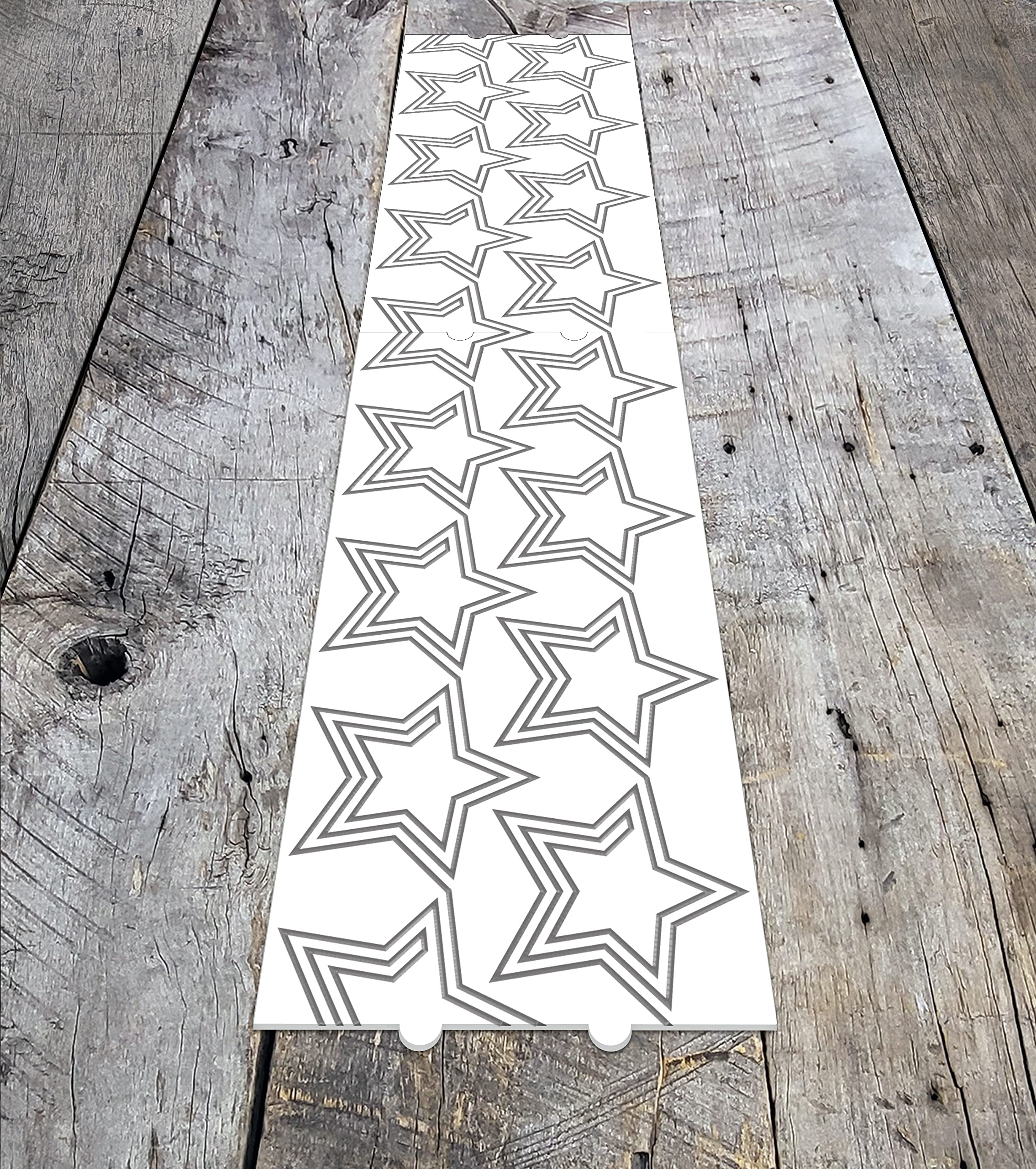 Groovy Patterns Seeing Stars Patchwork Quilt Pattern - Long Arm Board Sewing Templates for DIY Quilting Projects - Perfect for Home Decor, Baby Blankets & Craft Gifts