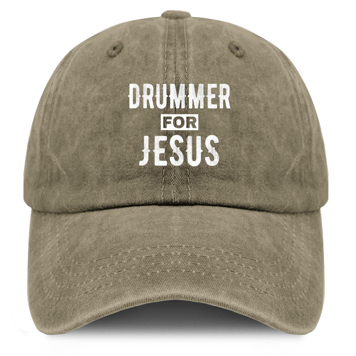 SAOK Dad Cap for Women & Men - Fashion Snapback Trucker Hat with Adjustable Strap - Cotton Baseball Cap for Golf, Drummer Gifts, Jesus Apparel & Casual Wear