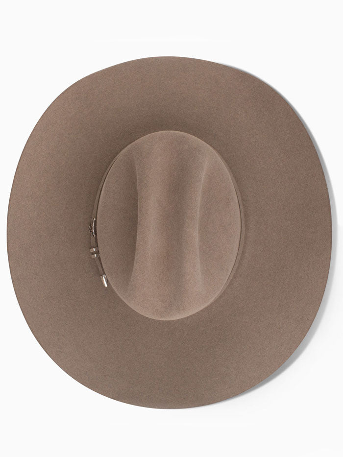 Resistol RFUSTR 724220 USTRC 6X Western Cowboy Hat - Dark Khaki Stone for Men | Durable Felt Material for Rodeo, Ranch Work & Outdoor Adventures