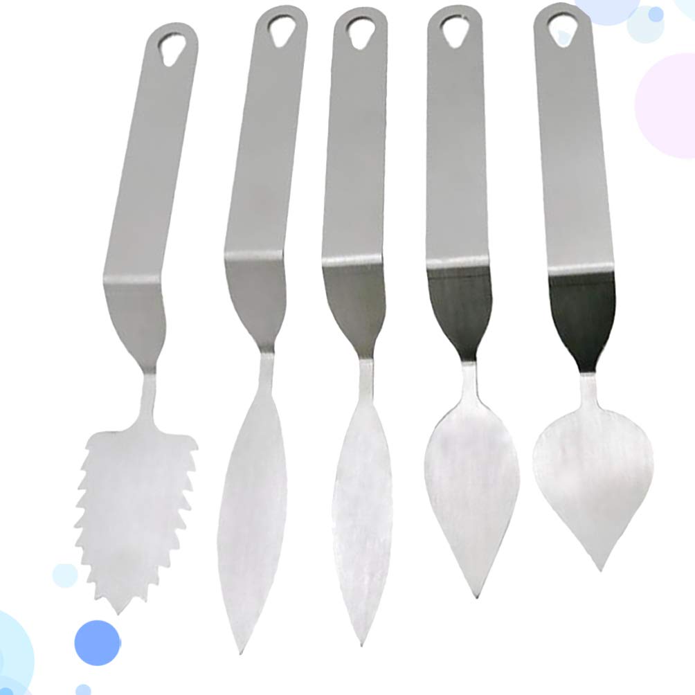 5-Piece Chocolate Molds Set - Leaf-Shaped Cutter, Chocolate Spatula & Cake Decorating Tools for Baking, Mousse, Fondant - Perfect for DIY Desserts & Home Baking Gifts