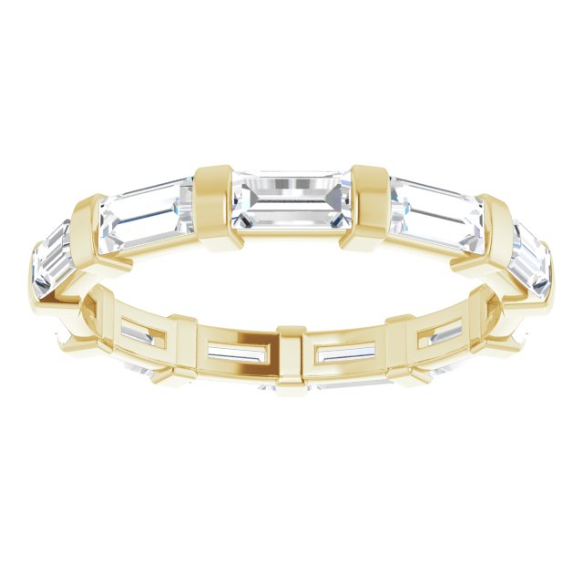 1.82 Carat Straight Baguette Diamond Eternity Wedding Band Ring for Women - Perfect for Anniversaries, Engagements & Special Occasions