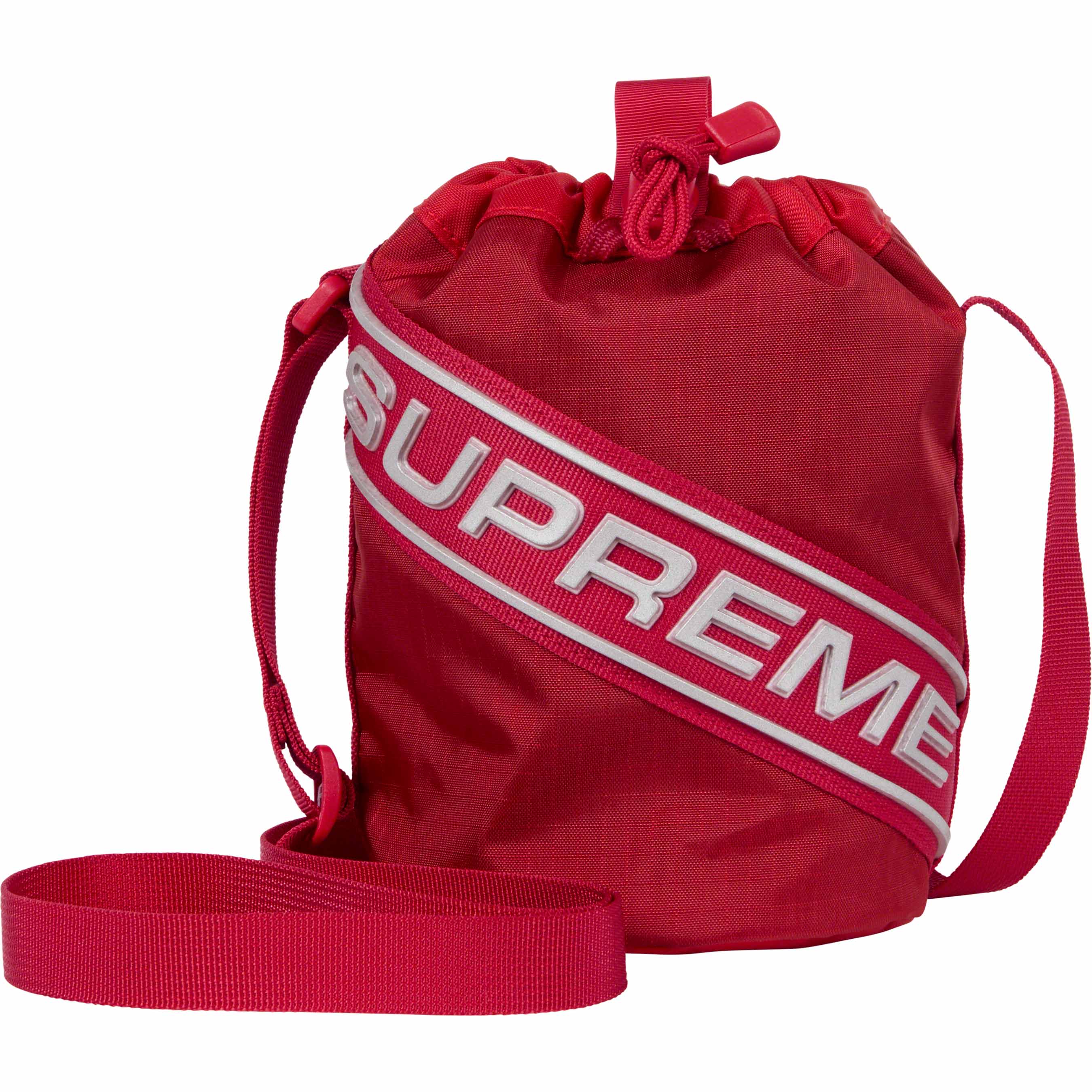 Supreme 55th Anniversary Pouch Bag - Red Crossbody Waist Pack for Travel, Gym & Outdoor Activities