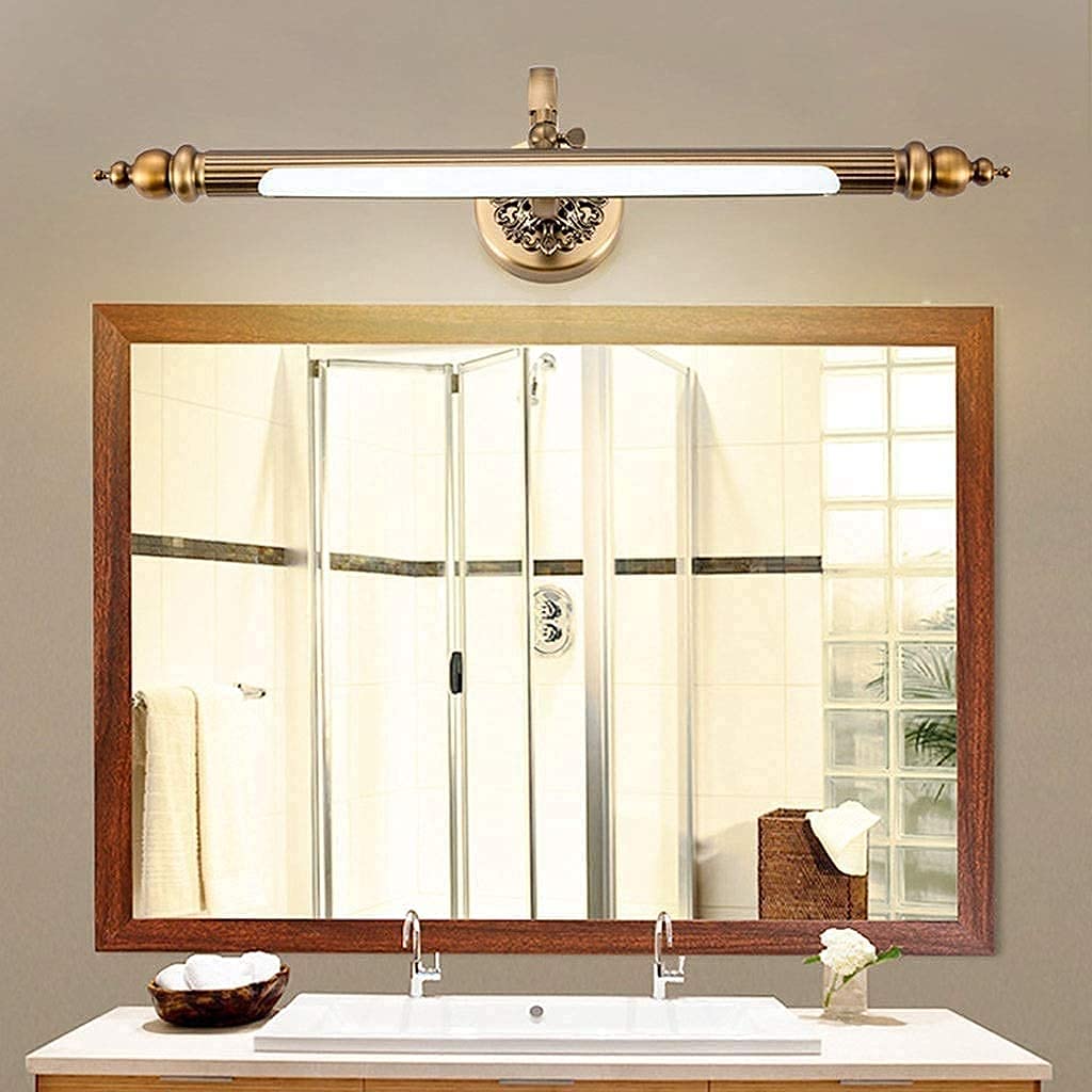 LED Bathroom Mirror Wall Light with Bracket - Front Lighting for Vanity Makeup Dressing Table - Perfect for Bathroom, Bedroom, and Dressing Room Illumination
