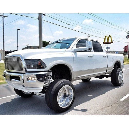 Dodge RAM 2500/3500 (2010-2018) Projector Headlights with CCFL Halo Rings & DRL - Smoked/Black Housing - Upgrade for Off-Road & Night Driving