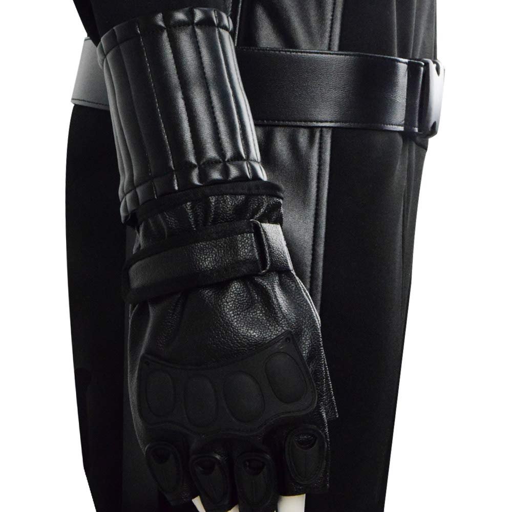 RongJun Women's Black Agent Soldier Costume - Halloween Widow Cosplay Deluxe Uniform Full Set Outfits for Cosplay, Halloween Parties & Themed Events