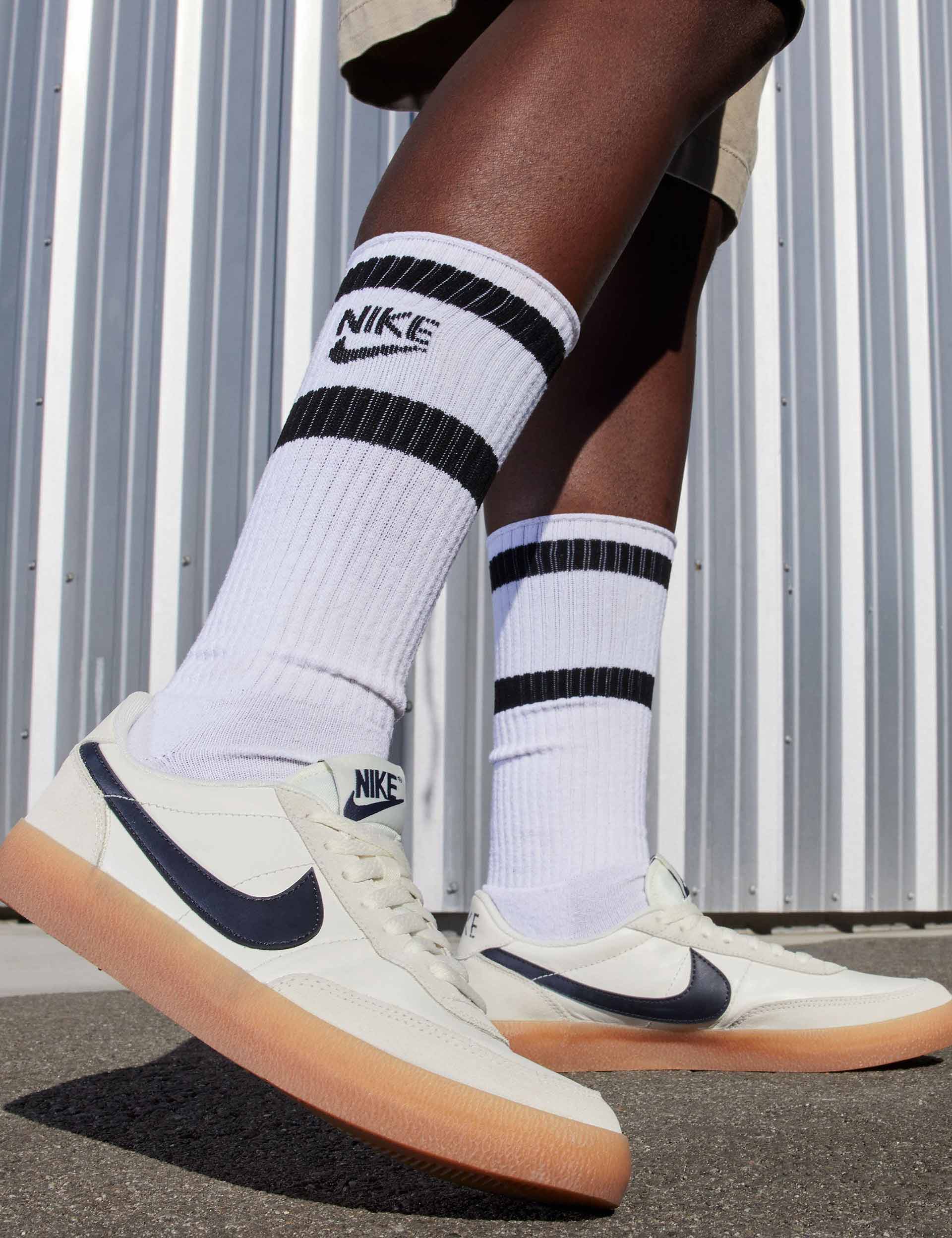Nike Killshot 2 Leather Sneakers - Sail/Gum Yellow/Oil Grey | Men's Casual Shoes for Everyday Wear & Street Style