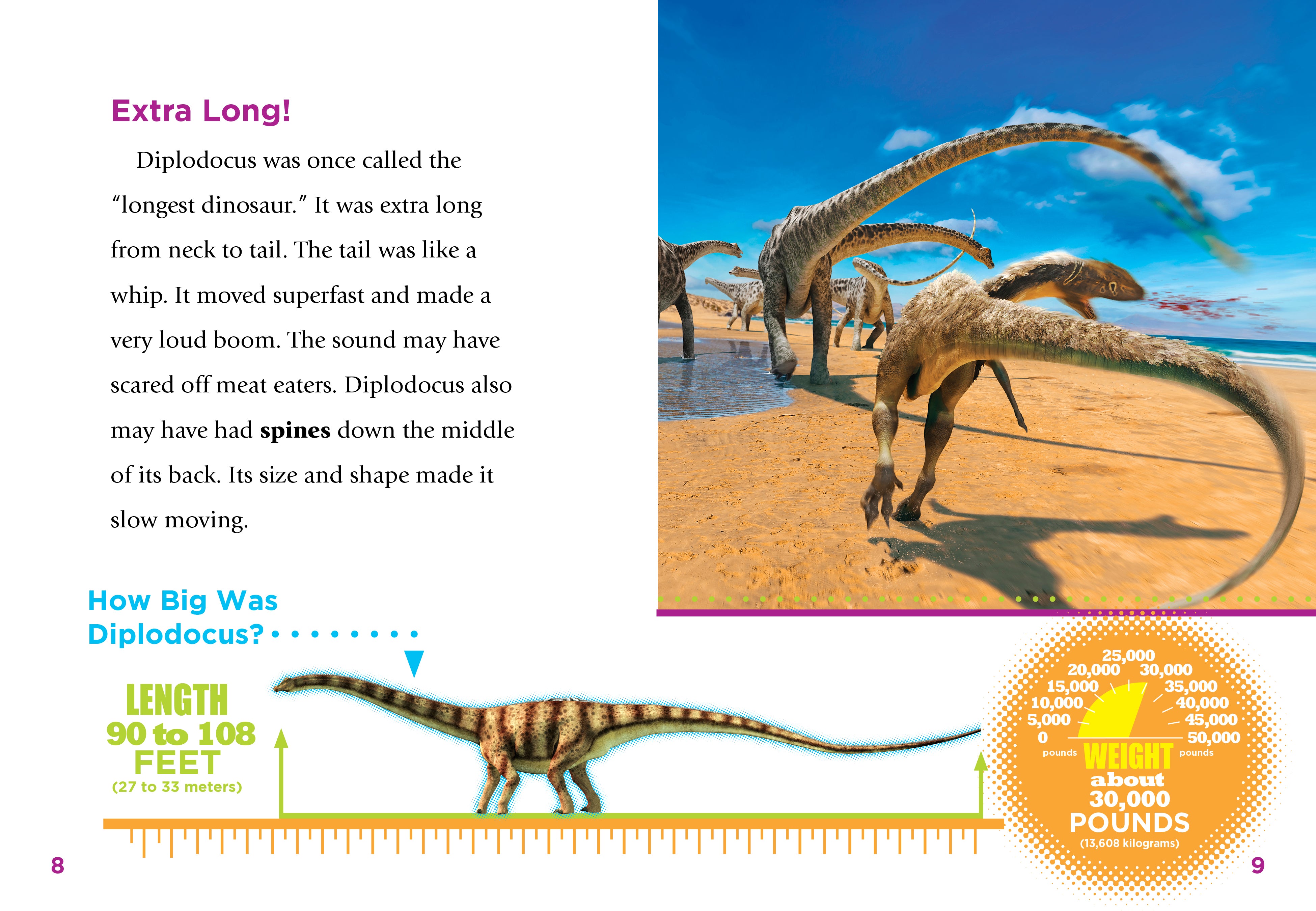 Diplodocus Dinosaur Book 9781623105907 - Educational Kids Book for Dinosaur Lovers, School Projects & Bedtime Reading
