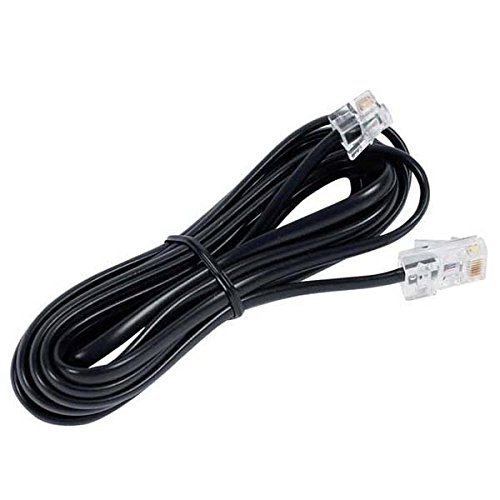 Premium Hakuho RJ11 Plug to Plug Telephone Modem Landline Cable - 5m (16.4ft) High-Speed Internet & Phone Connection for Home/Office Use