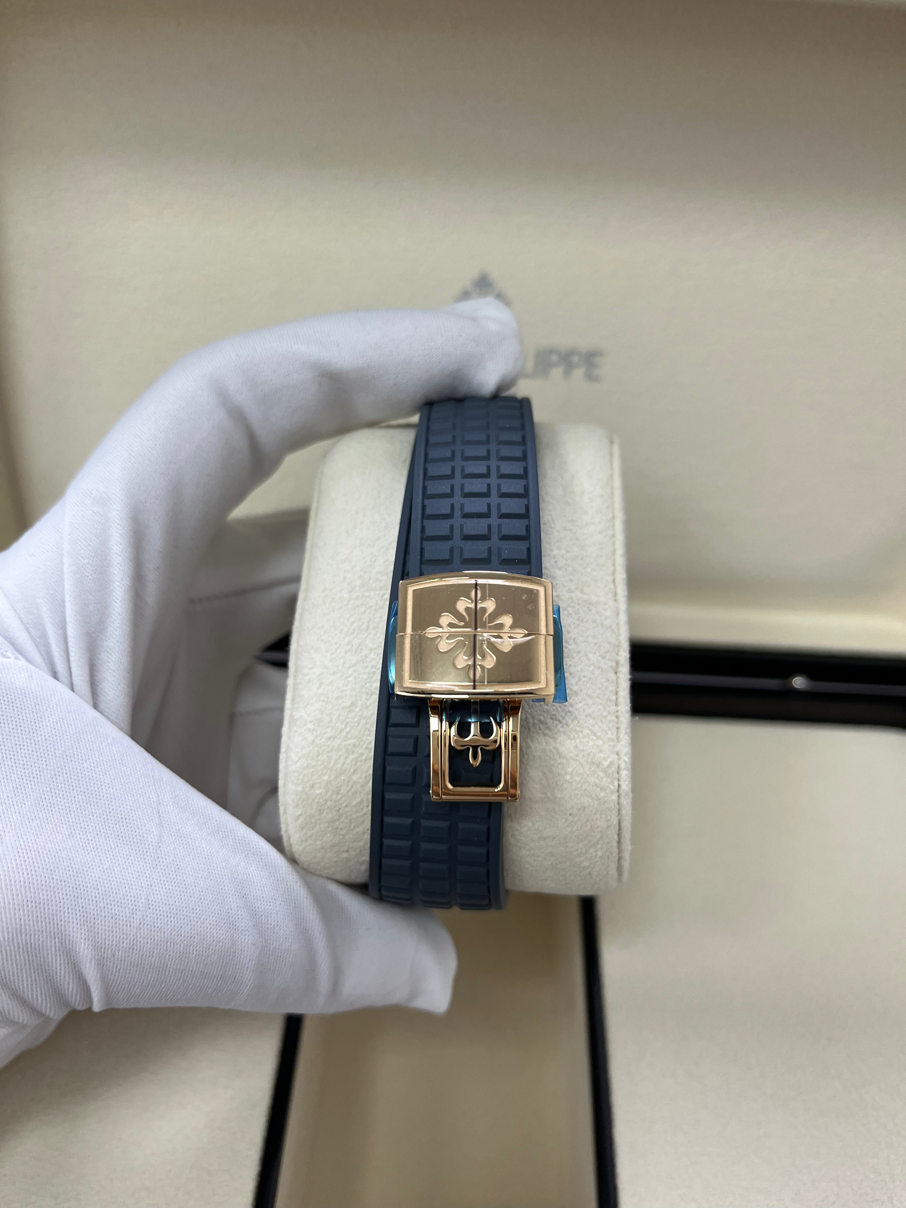 Patek Philippe Aquanaut Luce Annual Calendar Rose Gold Watch - Ref. 5261R-001 | Luxury Swiss Timepiece for Men & Women | Perfect for Gala Events, Business Meetings & Collectors