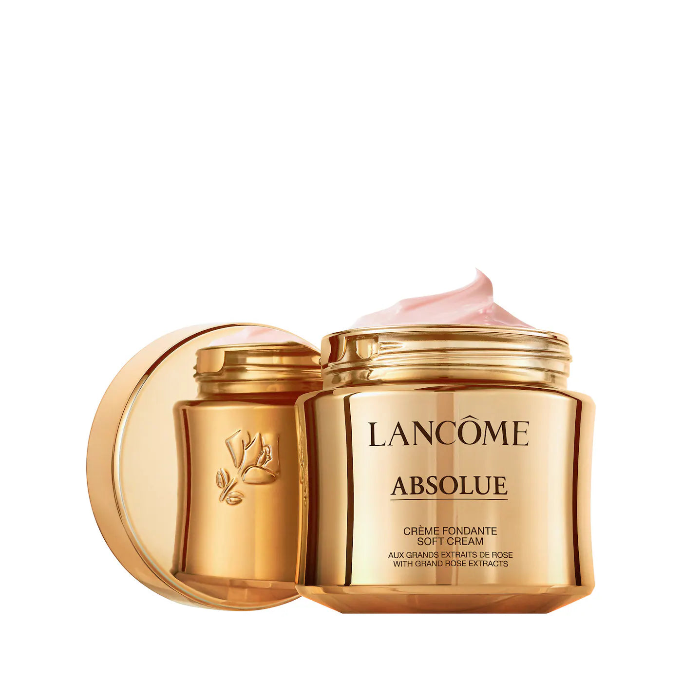 Lancôme Absolue Revitalizing & Brightening Soft Cream with Grand Rose Extracts 60ml - Anti-Aging Face Moisturizer for Dry Skin, Hydrating & Glowing Complexion - Perfect for Night Skincare Routine & Daily Use