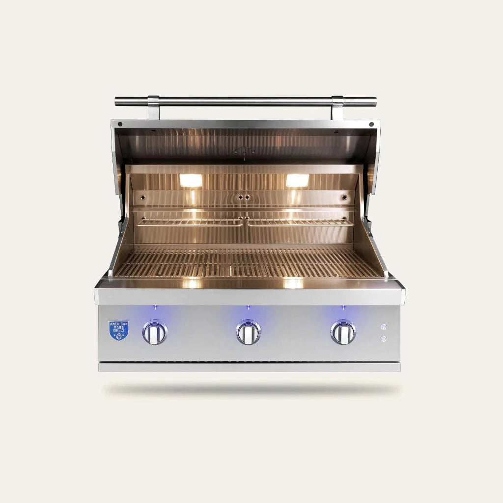 American Made Grills Atlas 36 Inch Stainless Steel Gas Grill - ATS36 - Perfect for Backyard BBQs, Outdoor Cooking & Family Gatherings