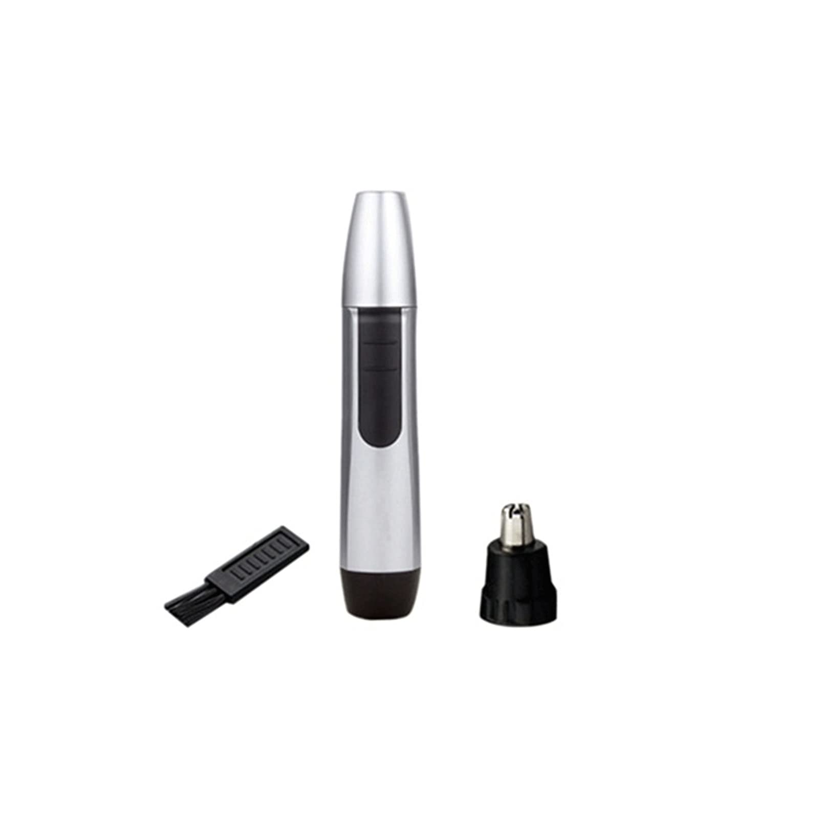 Electric Nose & Ear Hair Trimmer for Men - Rechargeable Multi-Functional Personal Grooming Kit with LED Light | Home & Travel Use | Beige-White Design | Perfect for Daily Shaving & Beard Trimming