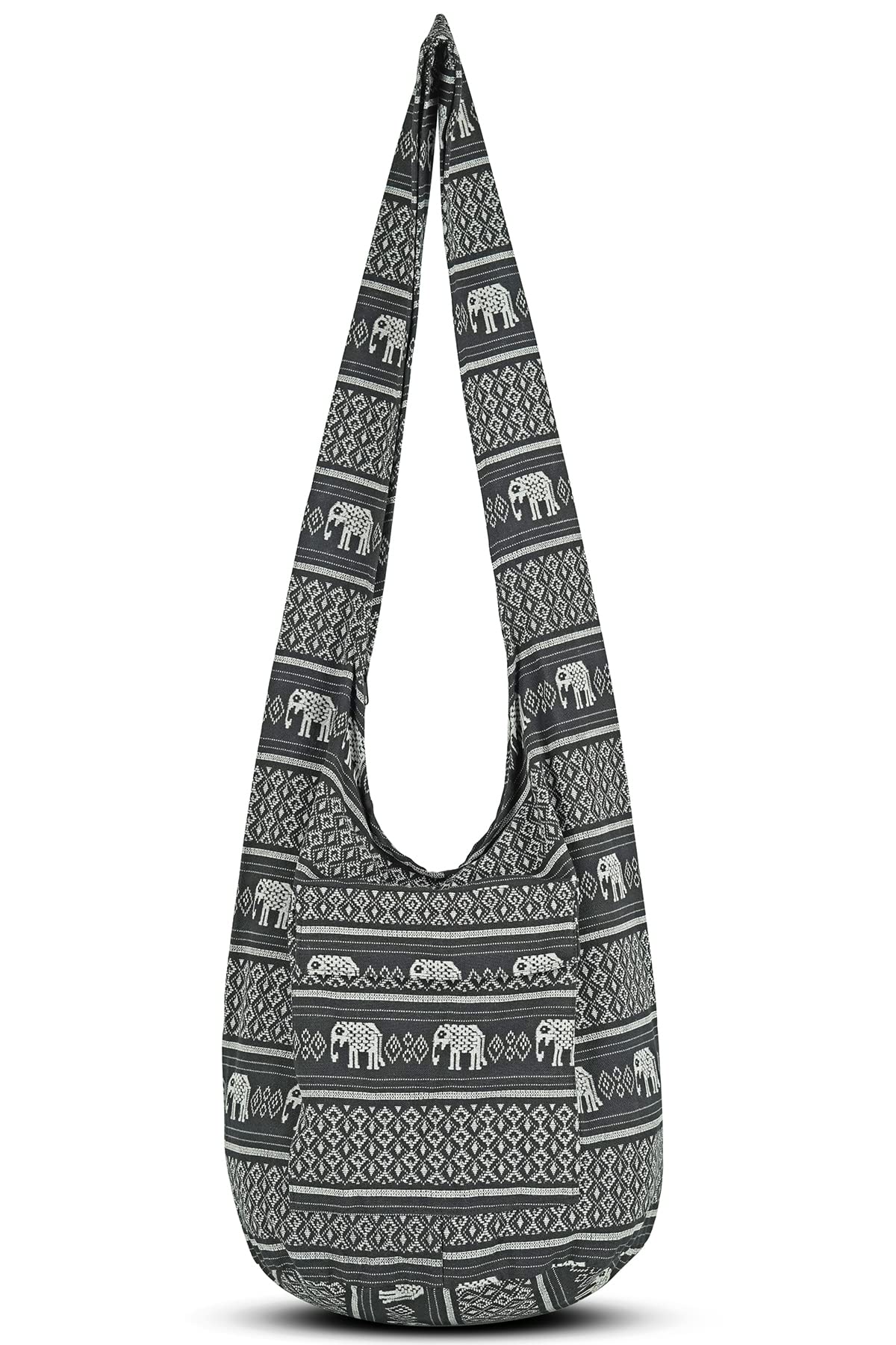 Stylish Boho Crossbody Bag - Handmade Cotton Unisex Purse for Men & Women | Perfect for Travel, Shopping & Everyday Use