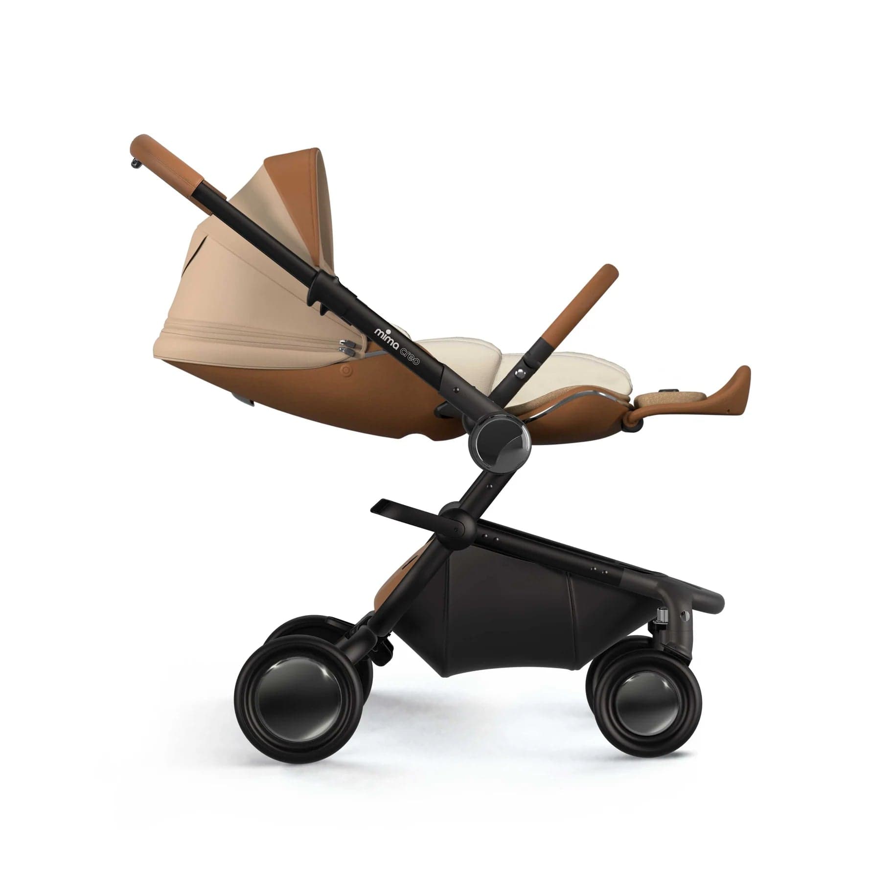 Mima Creo Newborn Baby Carrier - Soft & Comfortable Infant Snuggle Wrap in Beige | Perfect for Babywearing, Nursing & Bonding with Your Newborn