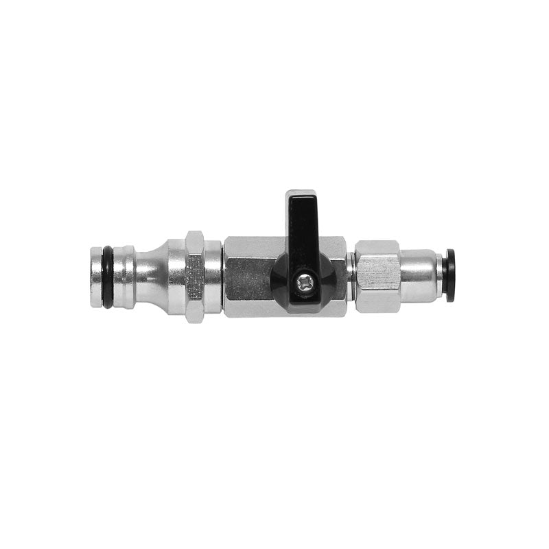 Ettore Hose Connect & Flow Valve Combo - Universal Garden Hose Connector with Adjustable Water Flow - Perfect for Lawn Irrigation, Car Washing & Outdoor Cleaning