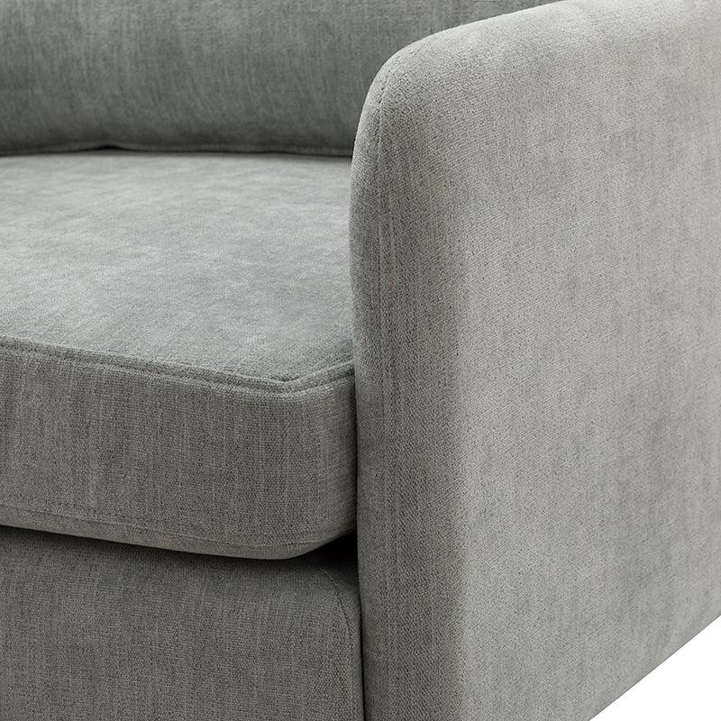 Laertiades Modern Upholstered Accent Armchair with Removable Cushion, Sturdy Metal Legs & High-Density Foam - Perfect for Living Room, Bedroom, or Office Decor