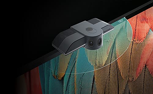 UC M30 4K Webcam with Built-in Microphone - 180° Panoramic HD Camera for Laptop, Mac & PC - Perfect for Video Conferencing, Online Teaching, Live Streaming & Gaming - Ideal for Zoom, Skype, Teams & Remote Work