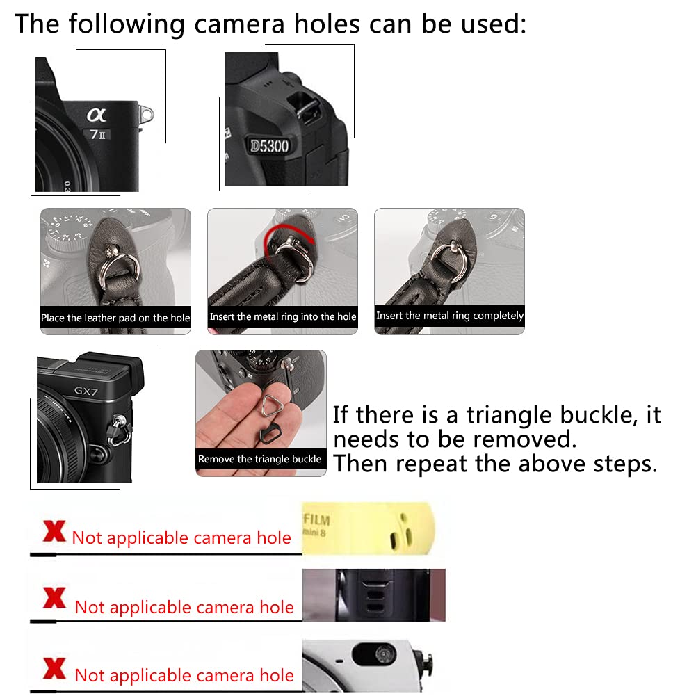 Camera Shoulder Strap - Durable Climbing Rope Neck Strap for DSLR & Mirrorless Cameras with Lens Cap Keeper (Red) - Perfect for Travel, Hiking & Outdoor Photography