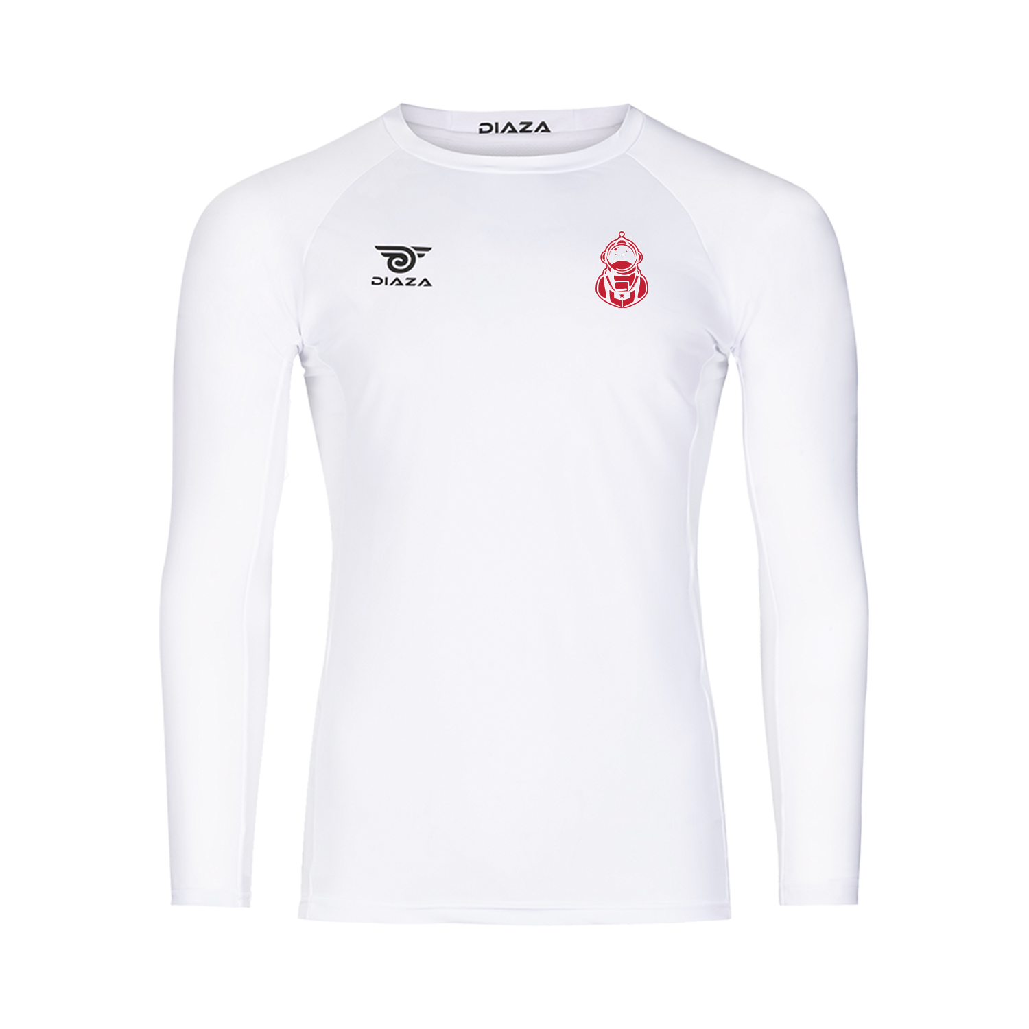 League City Legends Long Sleeve Compression Shirt - Moisture Wicking Athletic Top for Men & Women - Perfect for Workouts, Running & Sports Training (White)