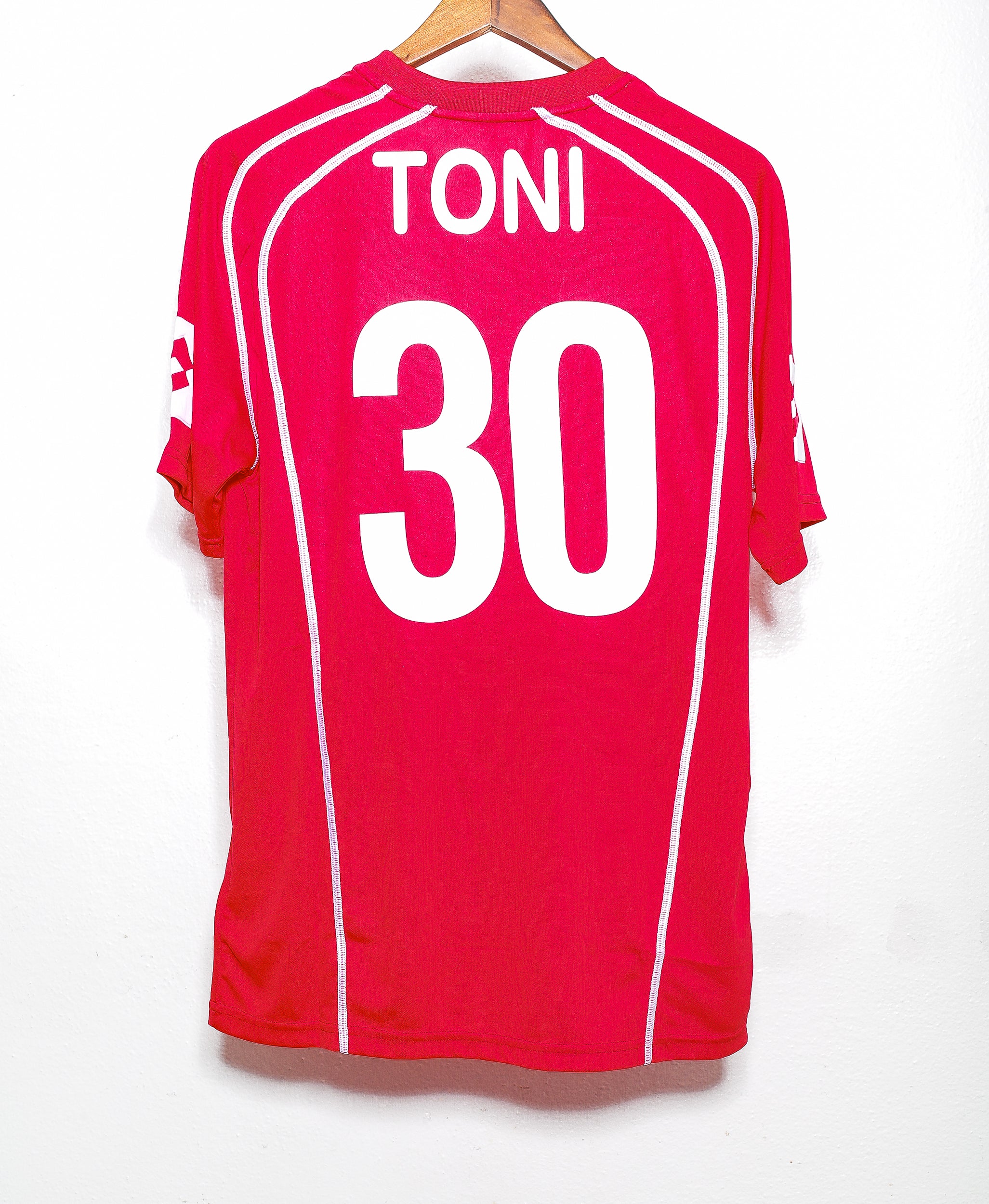 2006 Fiorentina Third Jersey #30 Luca Toni XL - Vintage Soccer Shirt for Fans & Collectors - Perfect for Matchdays, Gifts & Memorabilia Display
