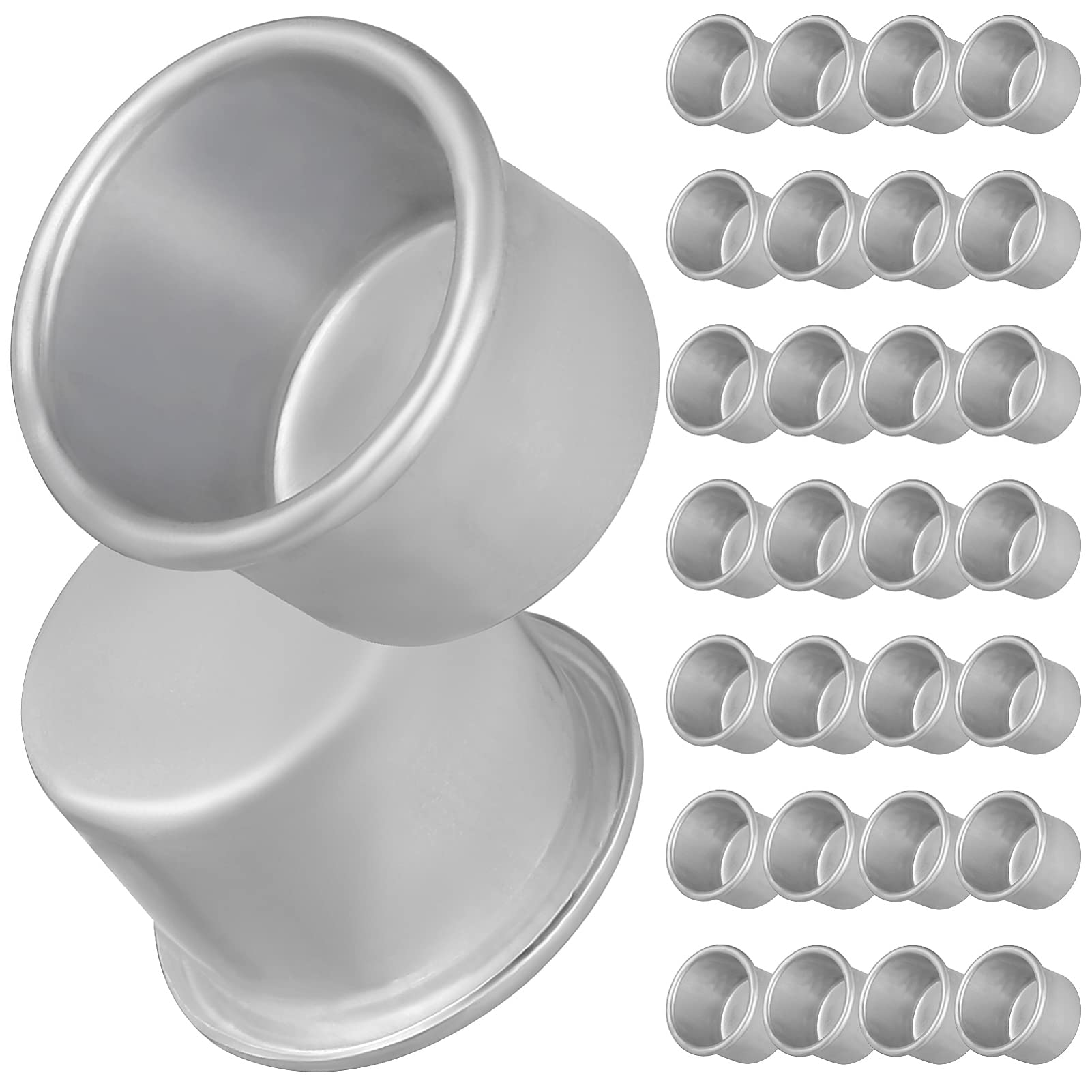 30 Pcs Elegant Candle Holders - Simple Candlestick Stands & Cups for Home Decor, Wedding Centerpieces, Romantic Dinner Lighting - Perfect for Table Decorations and Holiday Ambiance