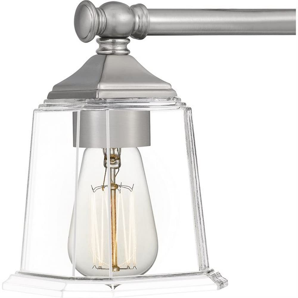 2-Light Transitional Bathroom Vanity Light Fixture - Polished Chrome Finish - Modern Bathroom Lighting for Vanity Mirror - Perfect for Home, Hotel, and Spa Decor