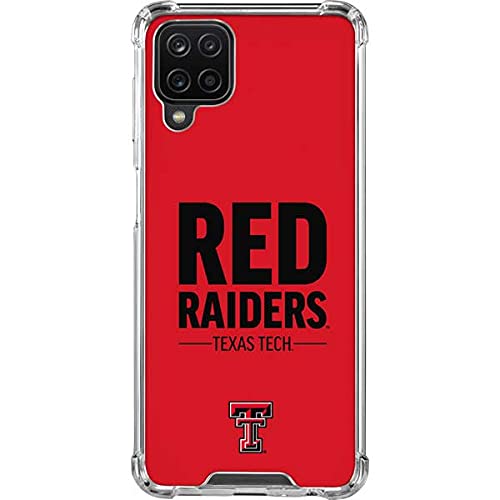 Samsung Galaxy A12 Clear Phone Case - Red Raiders Design for Fans