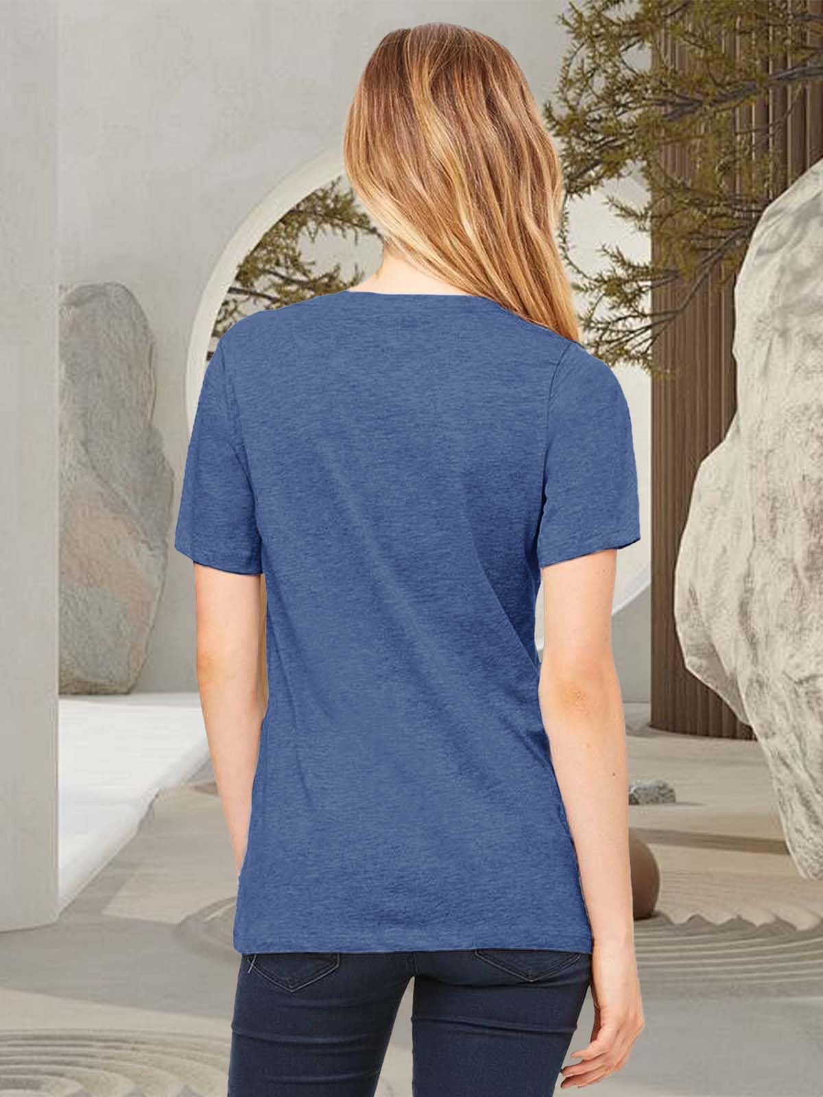 Vintage Women's Funny Graphic Print Short Sleeve T-Shirt - Casual Summer Tee for Streetwear, Travel & Everyday Outfits