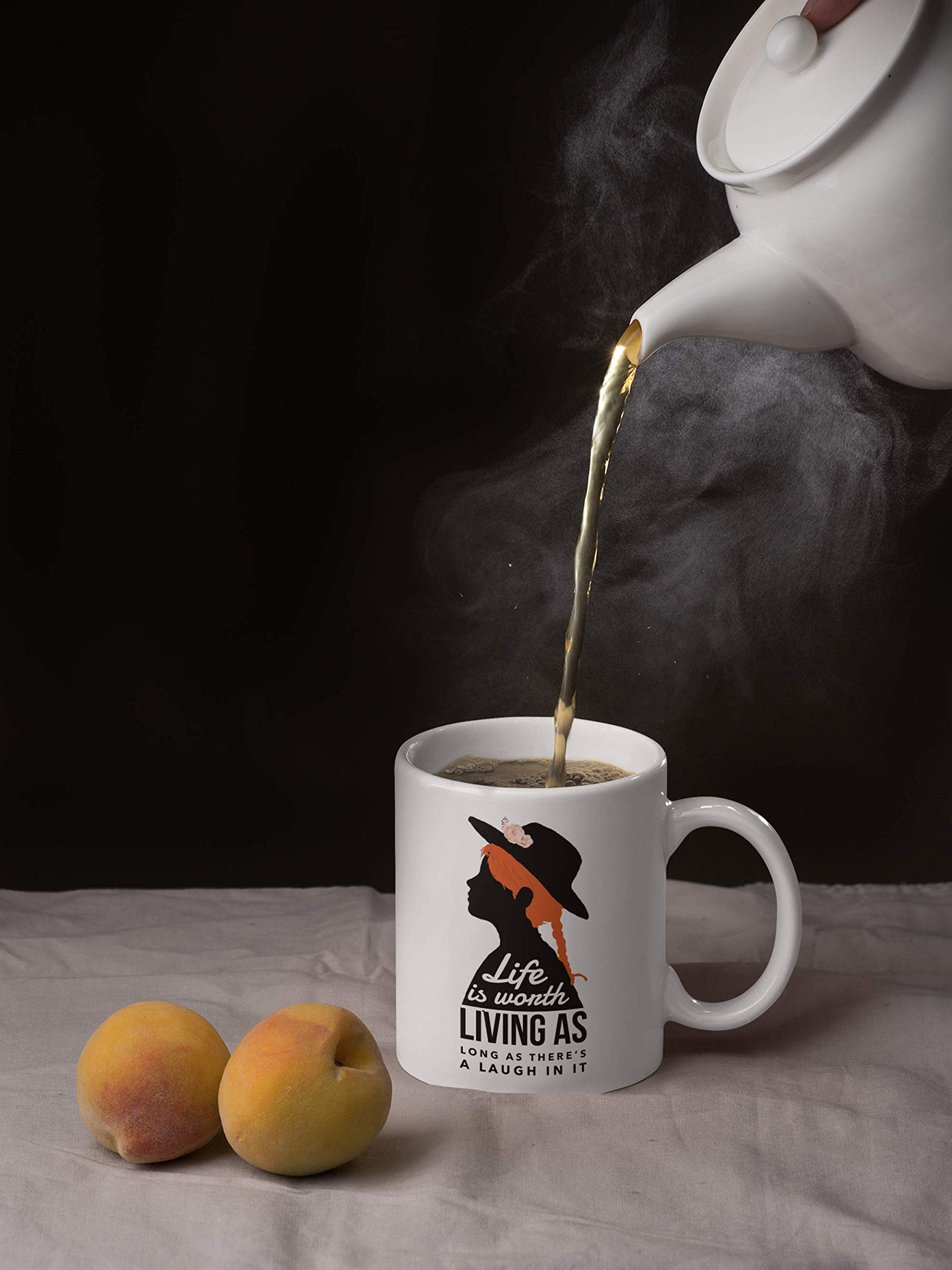Custom Anne of Green Gables Coffee Mug - 15oz Inspirational Quote Mug with Anne Shirley & Avonlea Design - Perfect for Tea, Coffee Lovers & Book Club Gifts
