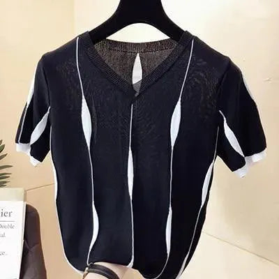 Hailee Knitted Women's Tops - Soft & Stylish Sweaters for Fall & Winter | Casual Wear, Office Outfits & Date Night Fashion