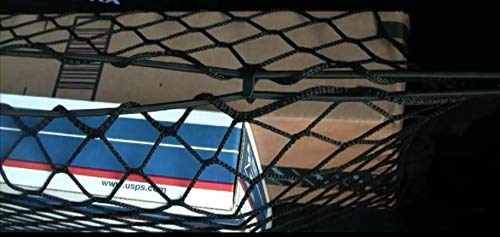 Premium Mesh Rear Trunk Organizer Cargo Net for GMC Terrain 2018-2023 | Envelope Style SUV Storage Net | Durable Vehicle Carrier Organizer - Perfect for Road Trips, Grocery Shopping & Sports Equipment Storage