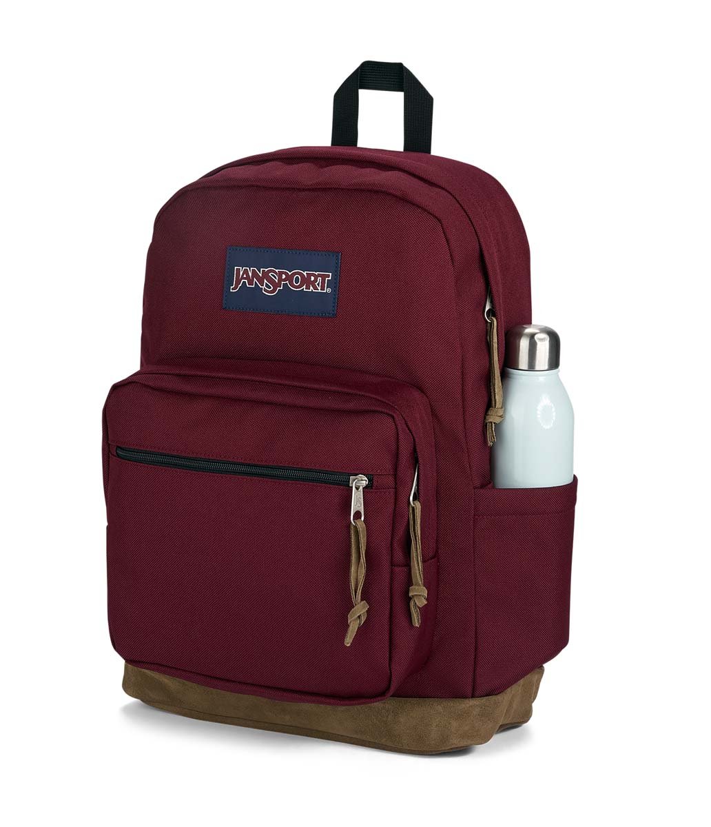JanSport Right Pack Backpack - Durable School & Travel Backpack for Students & Professionals, Russett Red - Perfect for College, Commuting & Outdoor Adventures