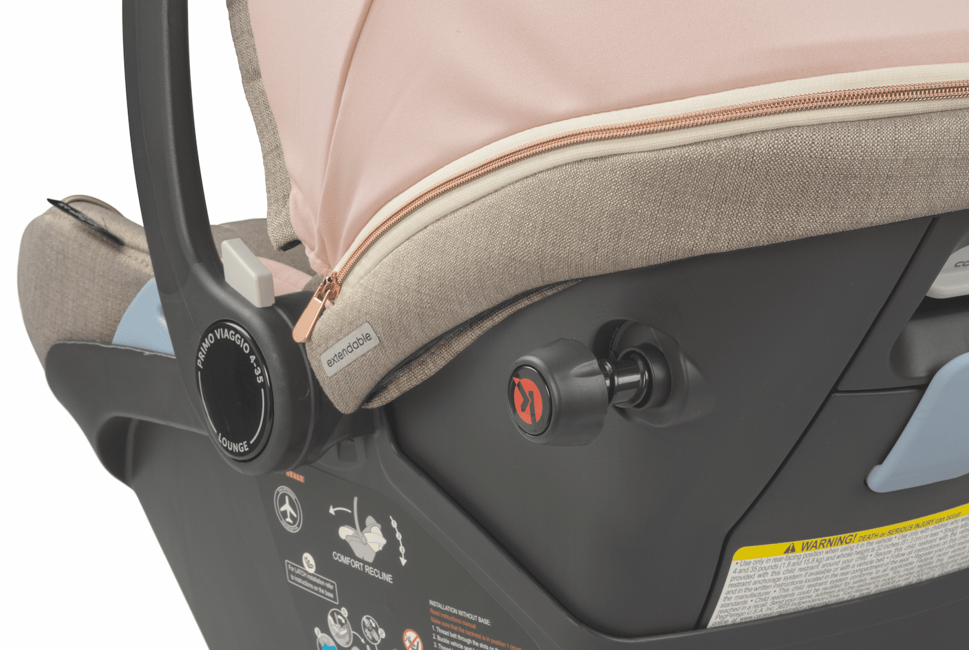 Peg Perego Primo Viaggio 4-35 Lounge Convertible Car Seat for Infants & Toddlers - Safe & Comfortable Baby Car Seat for Travel, Commuting, and Family Road Trips