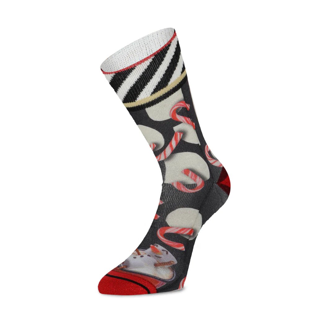 Cozy Hot Chocolate Socks for Women & Men - Soft Winter Warm Socks with Cute Hot Cocoa Mug Design - Perfect for Christmas Gifts, Cold Weather & Relaxing at Home