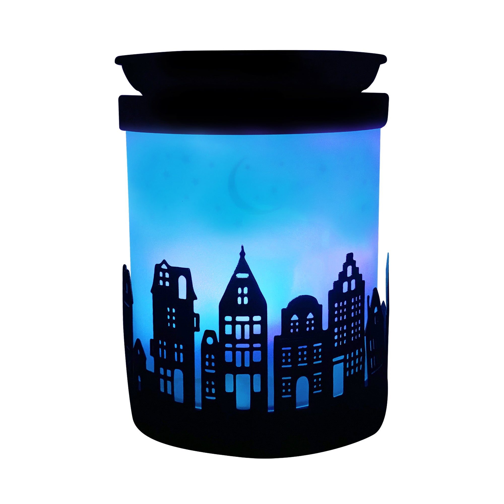 Premium Cello City Northern Lights Electric Wax Melt Burner - Aromatherapy & Home Fragrance for Relaxation, Spa, Yoga, and Meditation